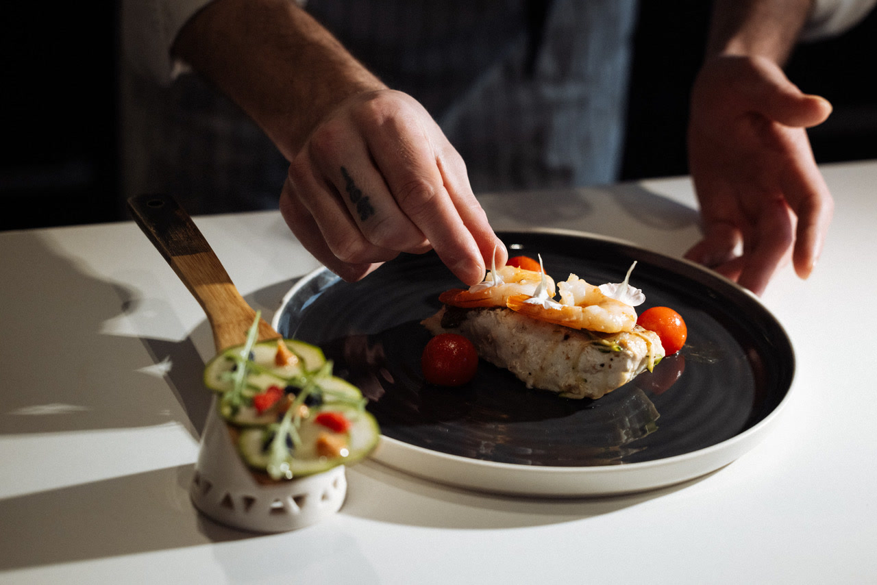 Cuisine locale au lodge